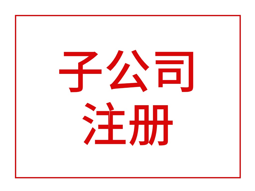 子公司注册