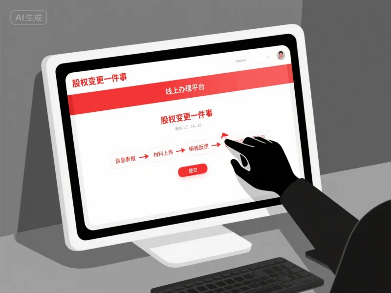 上海股权变更一件事教程